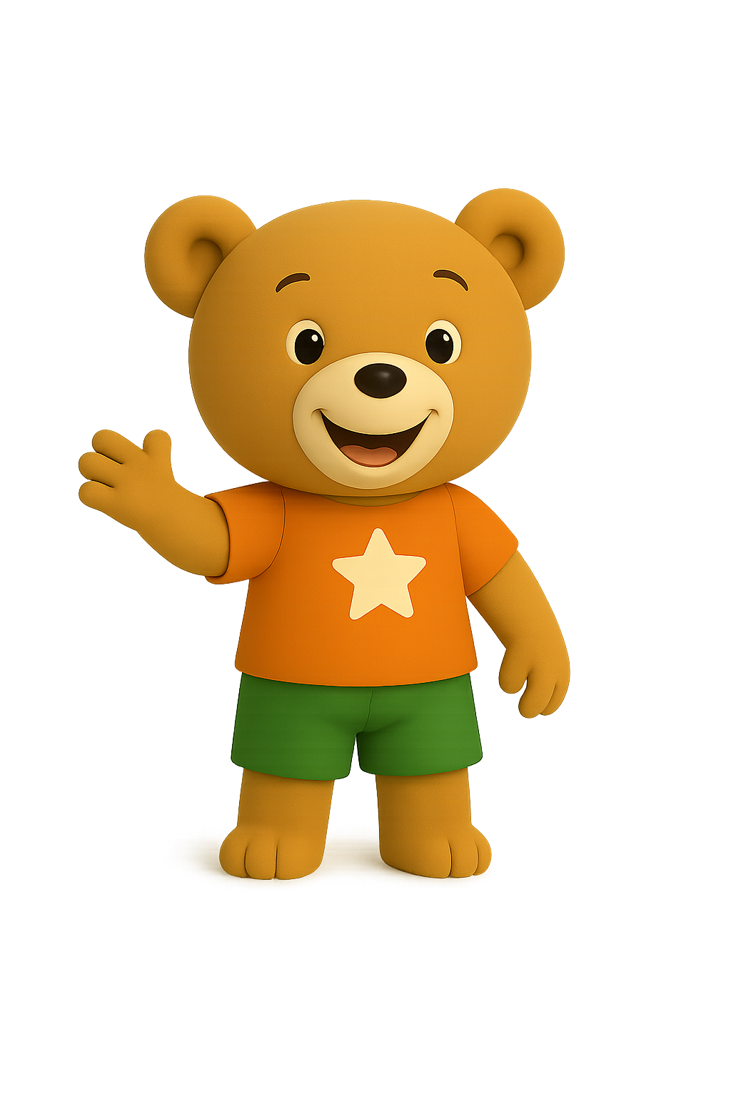 Mascotte avec téléphone